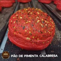 Pão Hambúrguer artesanal Pimenta Calabresa