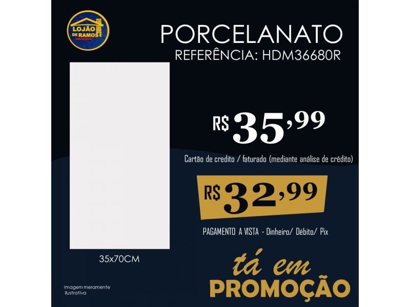 Porcelanato hdm36680r