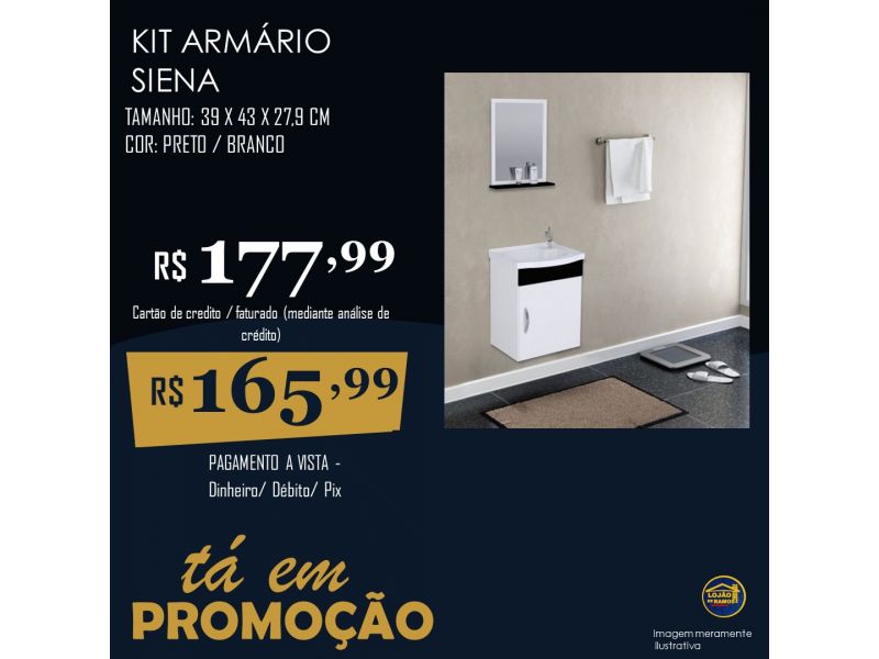 Kit armário Siena 