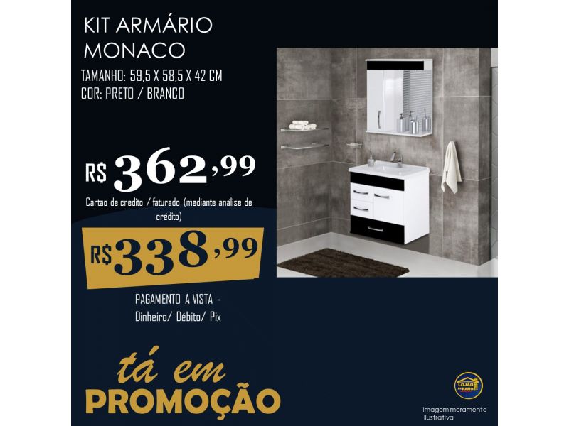 Kit armário monaco